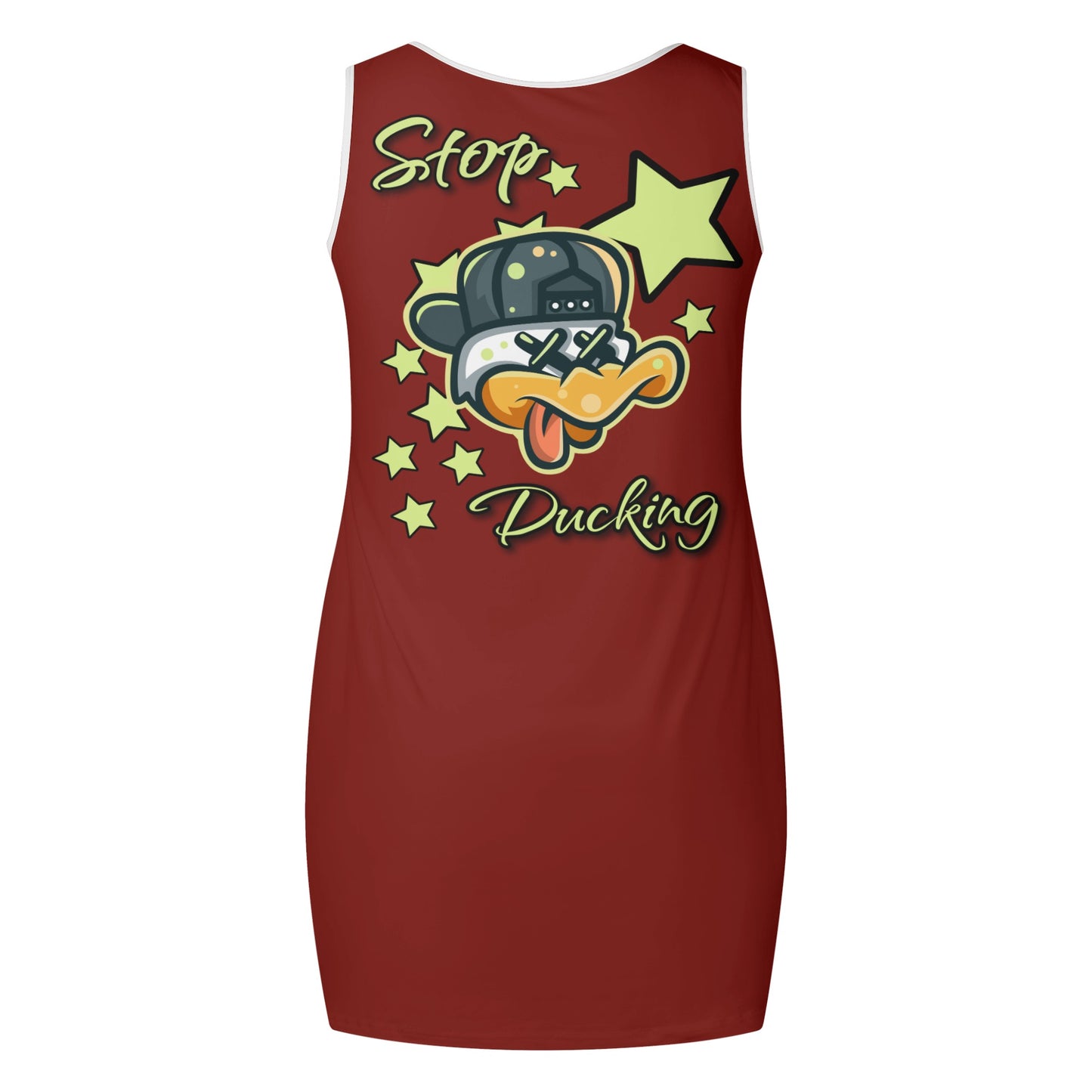 Stop Ducking 3.0 Womens Elegant Mini Dress