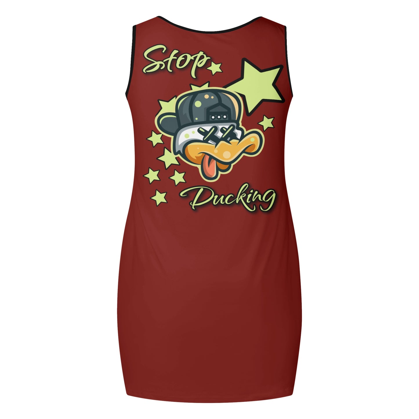 Stop Ducking 3.0 Womens Elegant Mini Dress