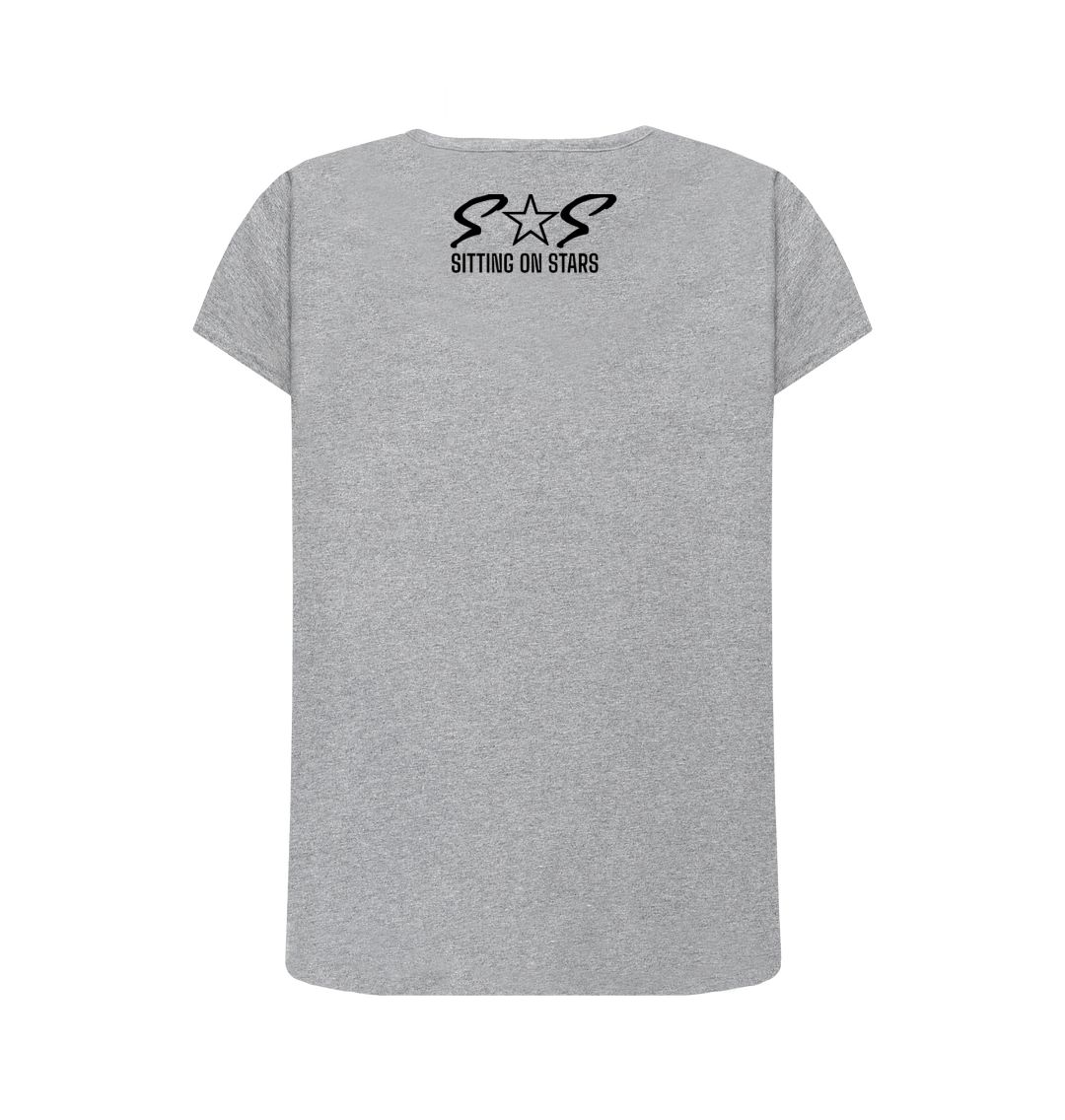 Athletic Grey Women Crew Neck Tee