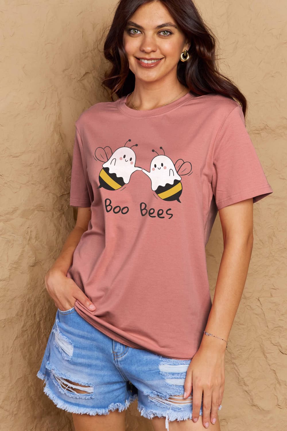 2023 Falling Stars Simply Love BOO BEES Cotton T-Shirt