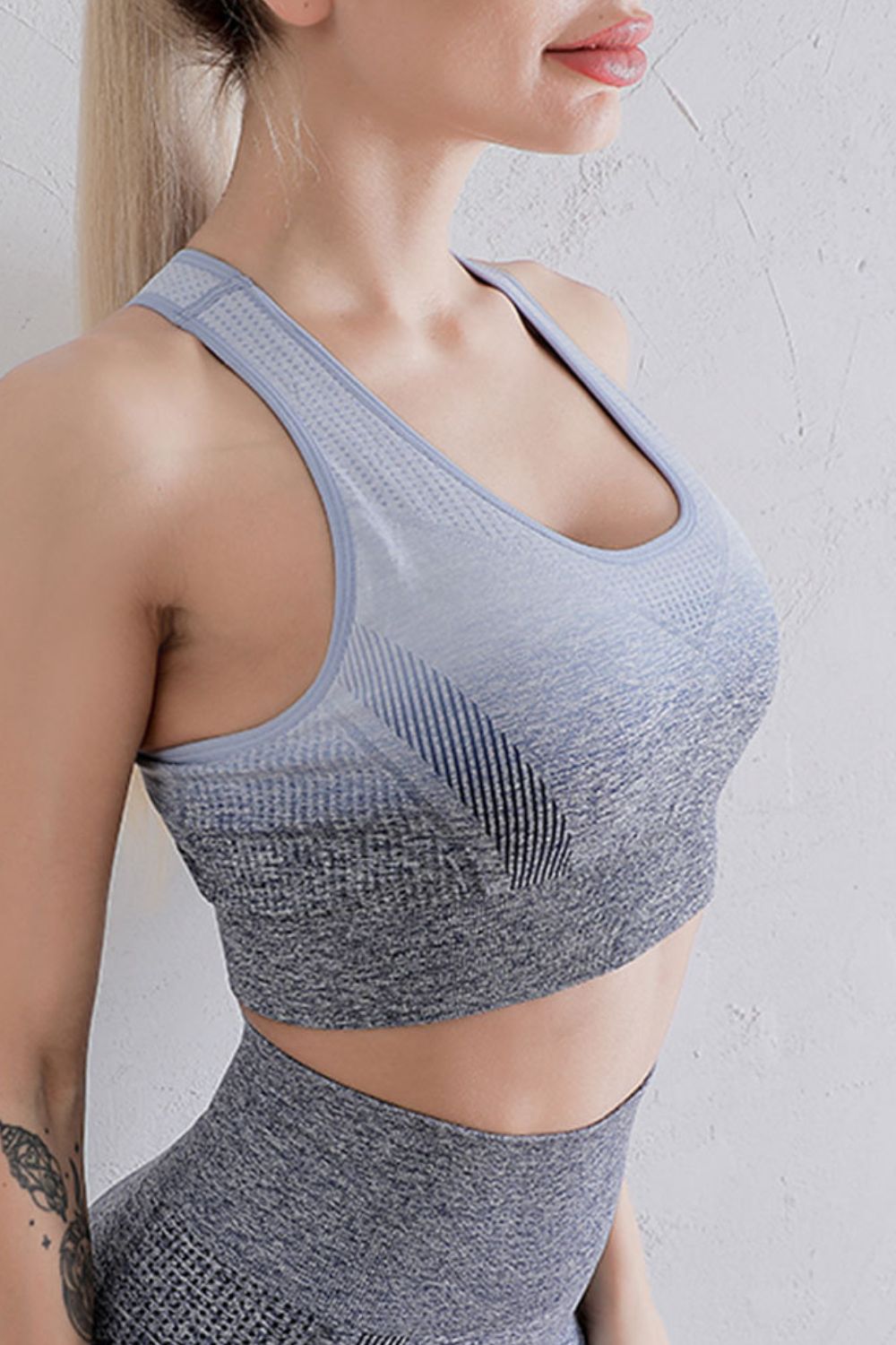 2023 Falling Stars Gradient Racer Back Sports Bra