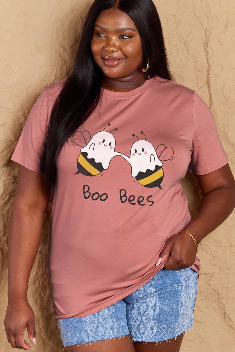 2023 Falling Stars Simply Love BOO BEES Cotton T-Shirt