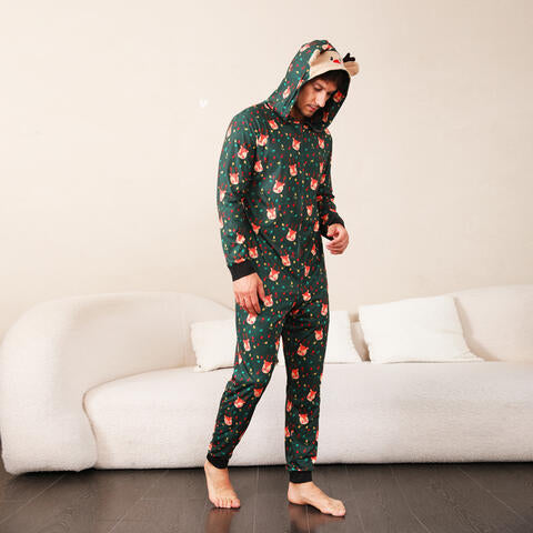 2023 Falling Stars Hooded Long Sleeve Jumpsuit