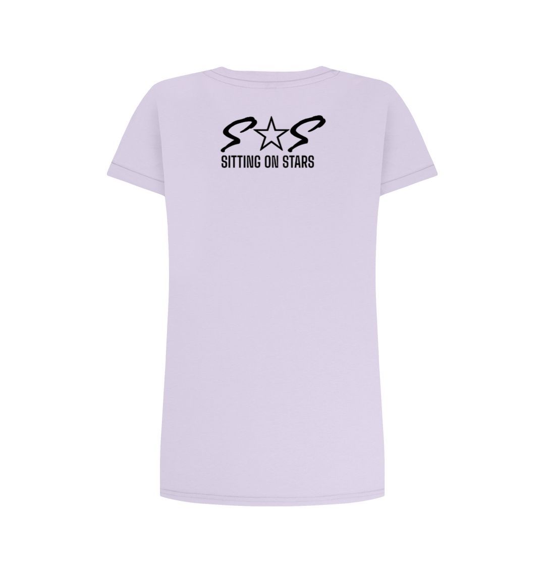 Violet Women T-shirt Dress