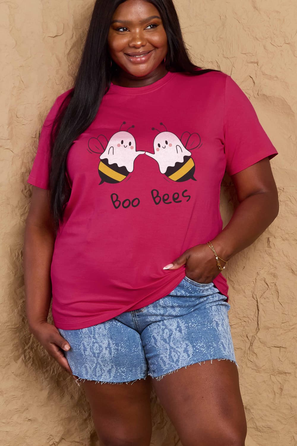 2023 Falling Stars Simply Love BOO BEES Cotton T-Shirt