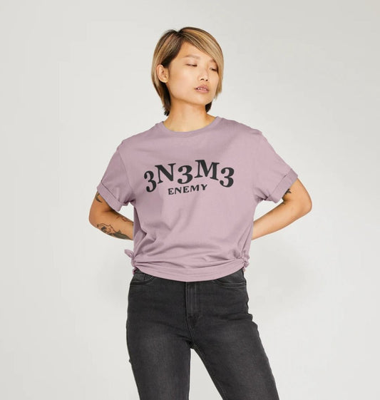 3.N.3.M.3 Enemy Women's Relaxed Fit Tee 1.0