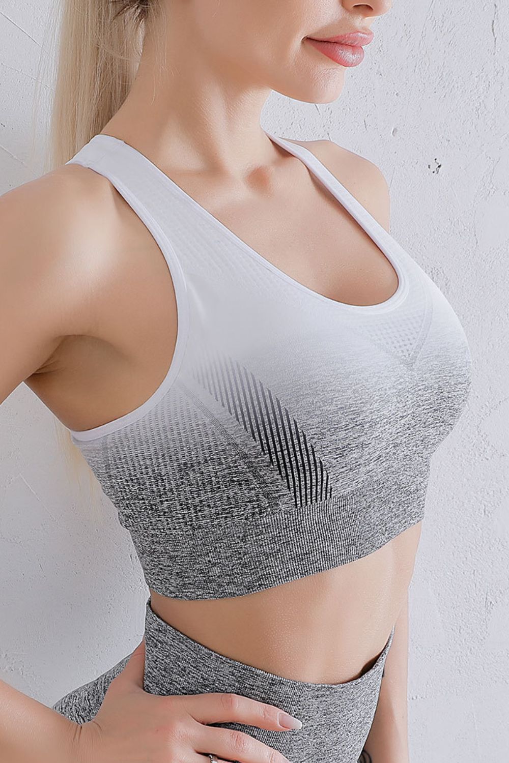 2023 Falling Stars Gradient Racer Back Sports Bra