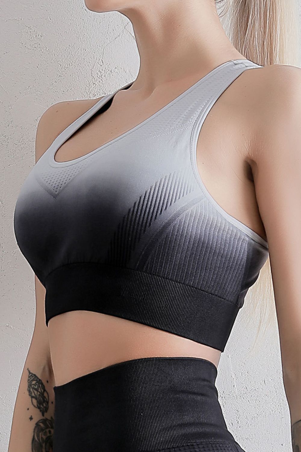 2023 Falling Stars Gradient Racer Back Sports Bra