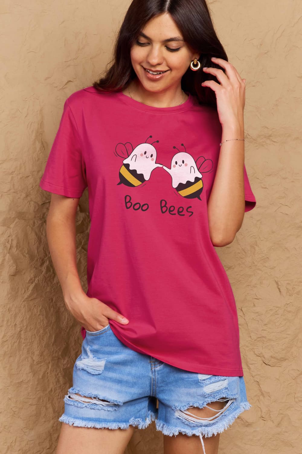 2023 Falling Stars Simply Love BOO BEES Cotton T-Shirt