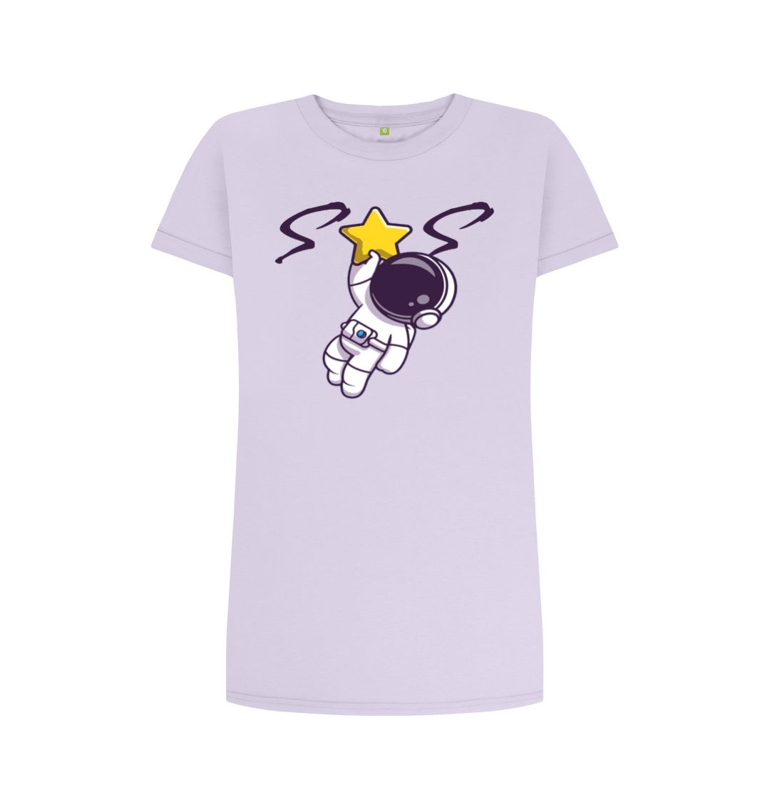 Violet Women T-shirt Dress