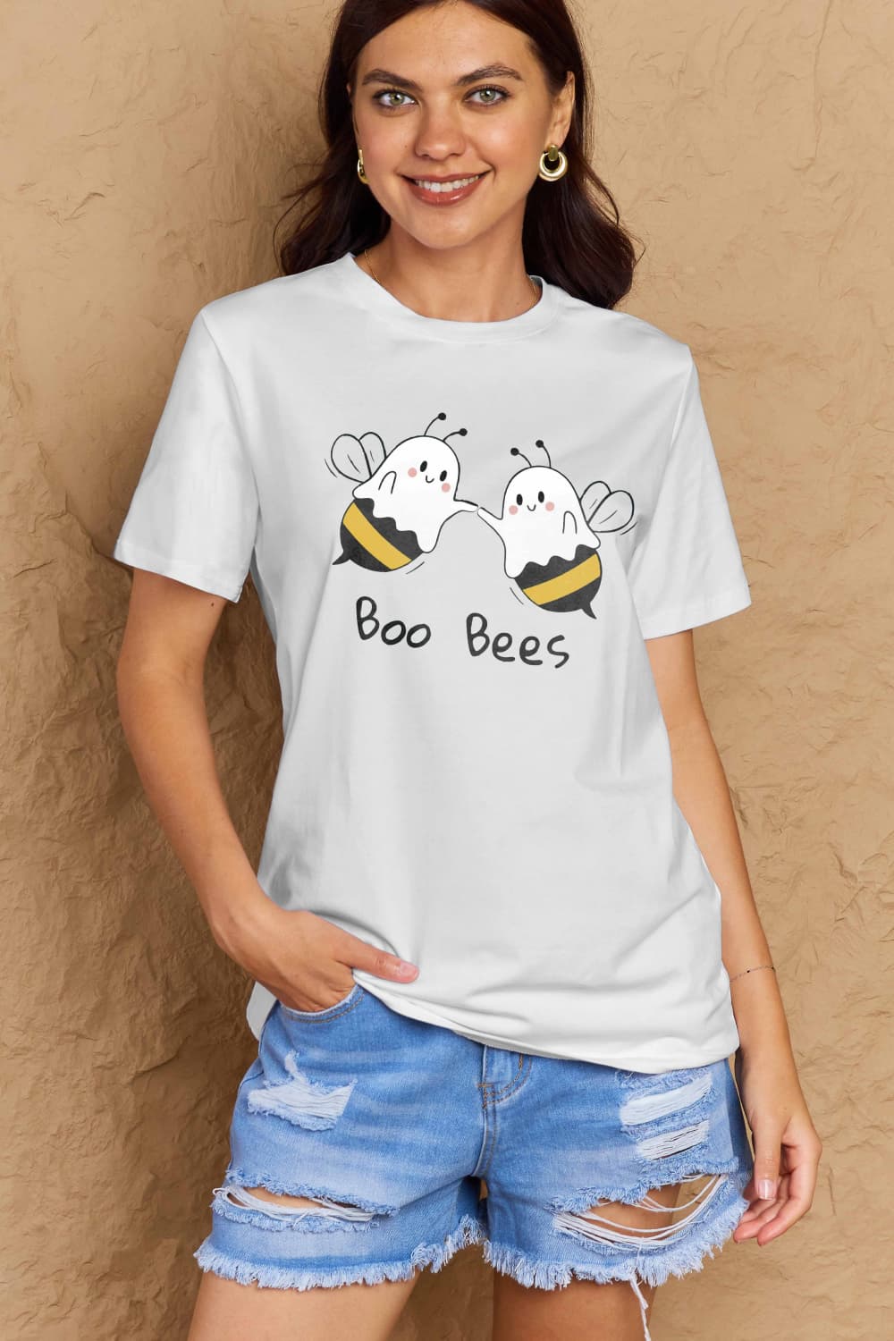 2023 Falling Stars Simply Love BOO BEES Cotton T-Shirt