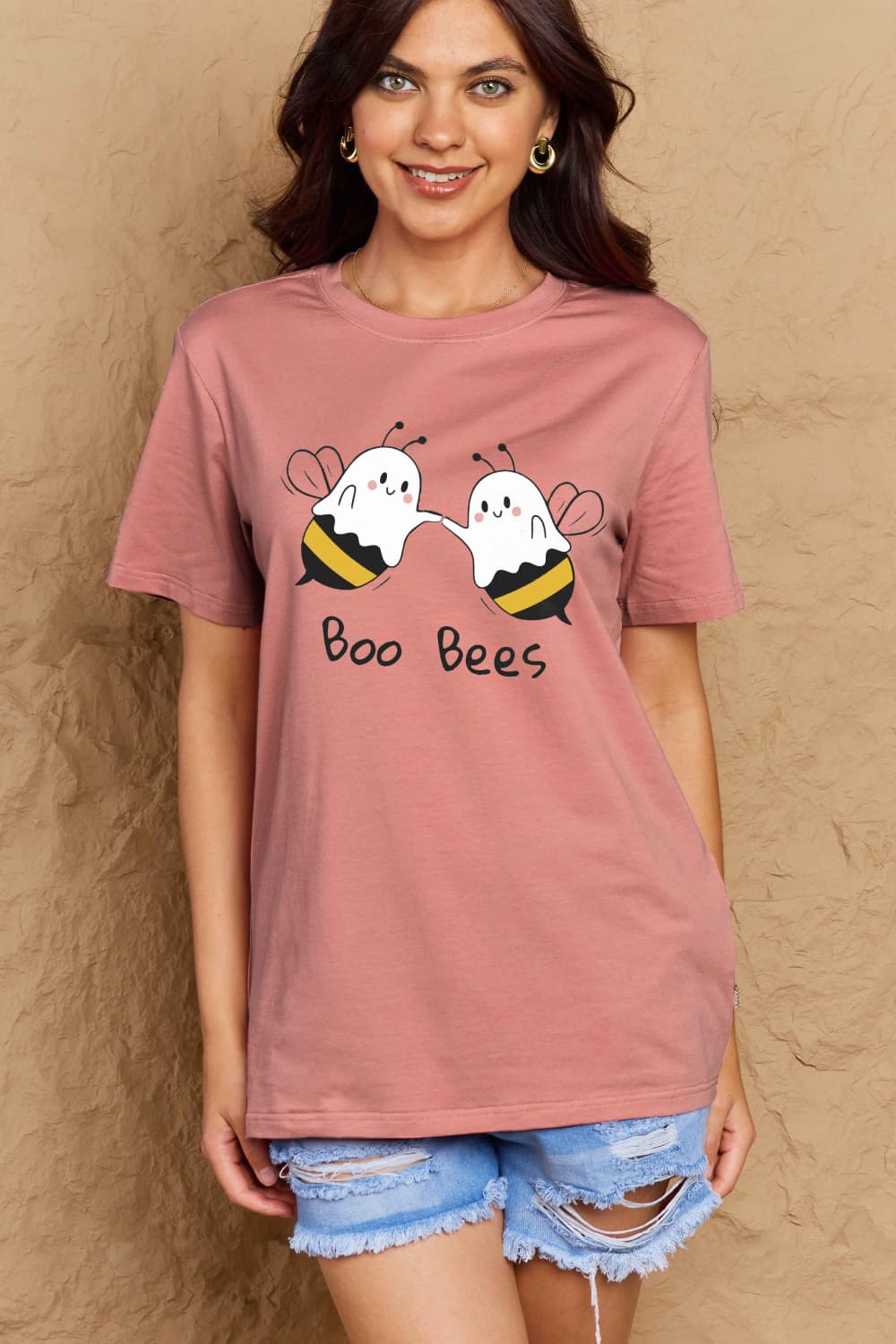 2023 Falling Stars Simply Love BOO BEES Cotton T-Shirt