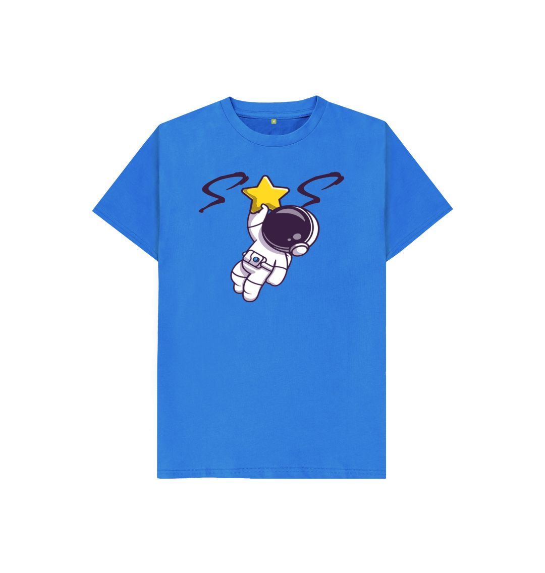 Bright Blue Kids Space Man 23