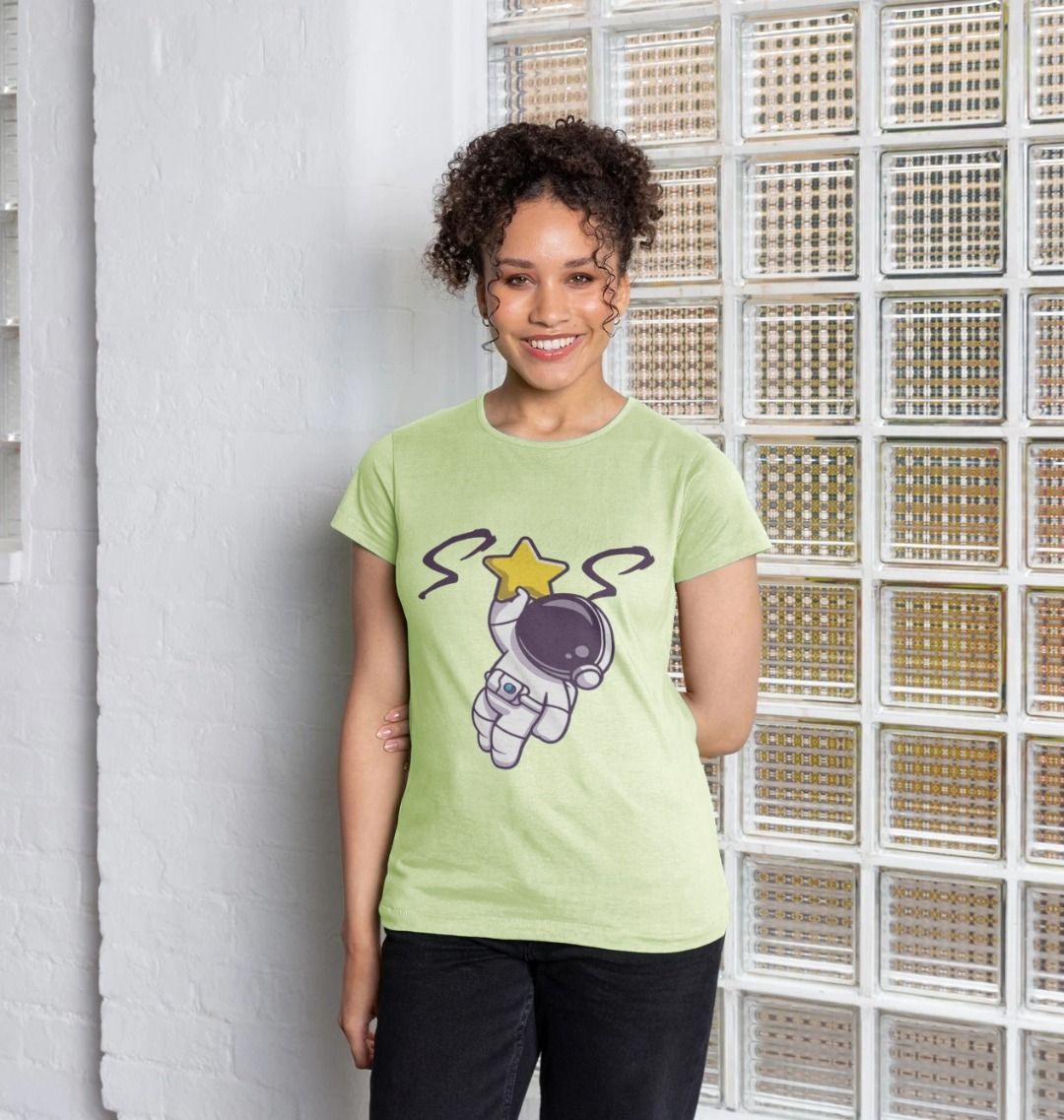 Space Man 23 Women Crew Neck Tee