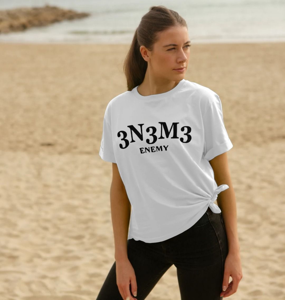 3.N.3.M.3 Enemy Women's Relaxed Fit Tee 1.0