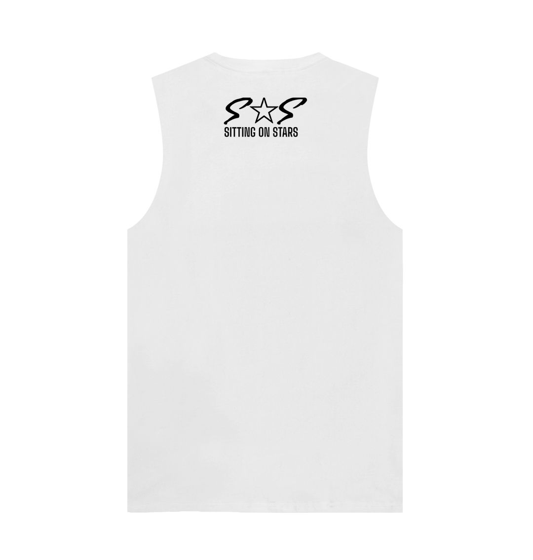 White Mans Organic Cotten Vest