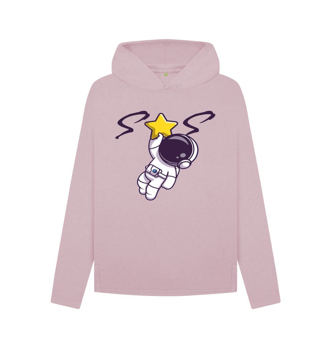 Mauve Women's Relaxed Fit Hoodie