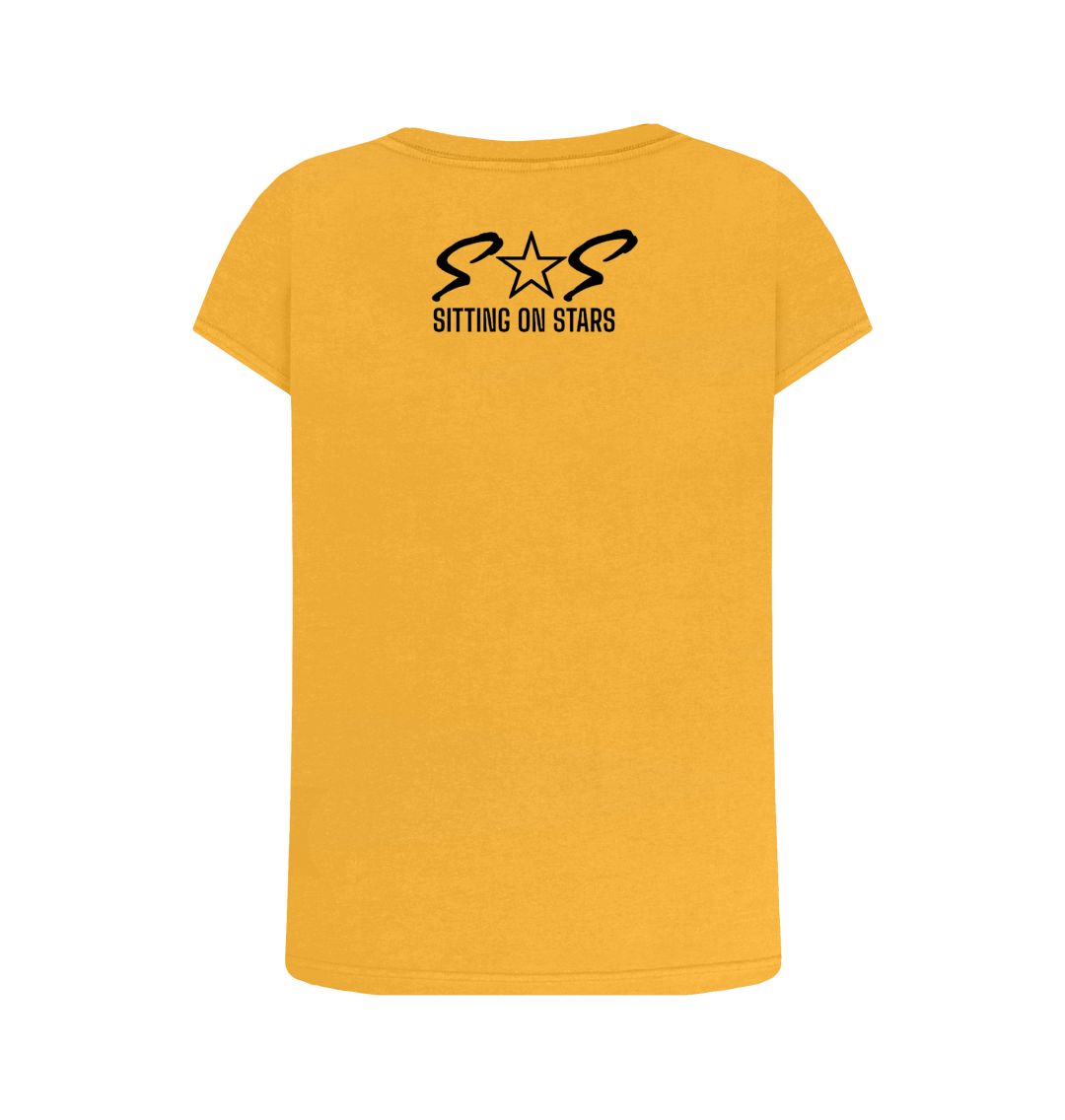 Mustard Women Scoop Neck T-shirt