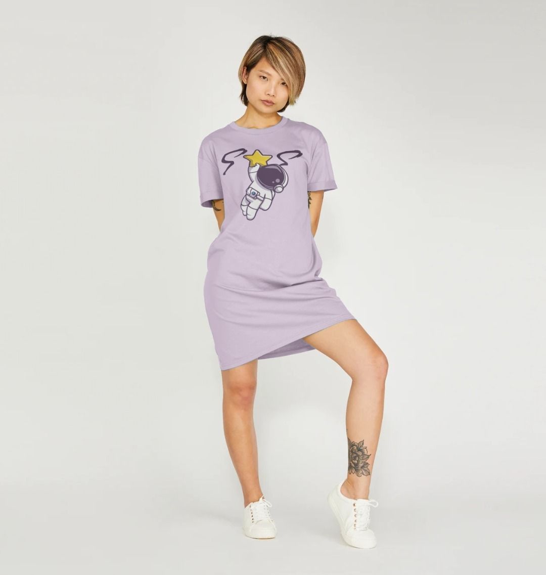 Space Man 23 Women T-shirt Dress