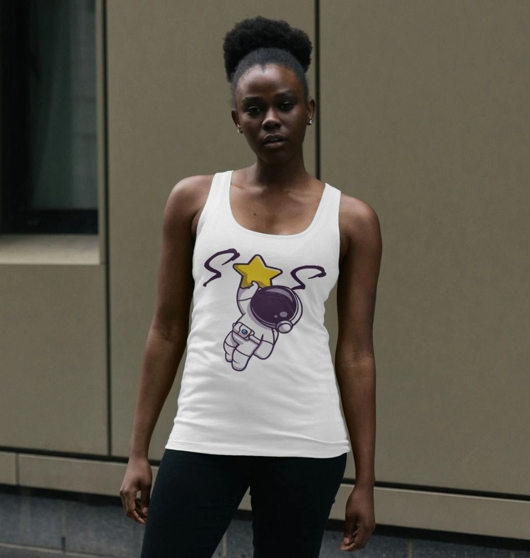 Space Man 23 Women Vest Top