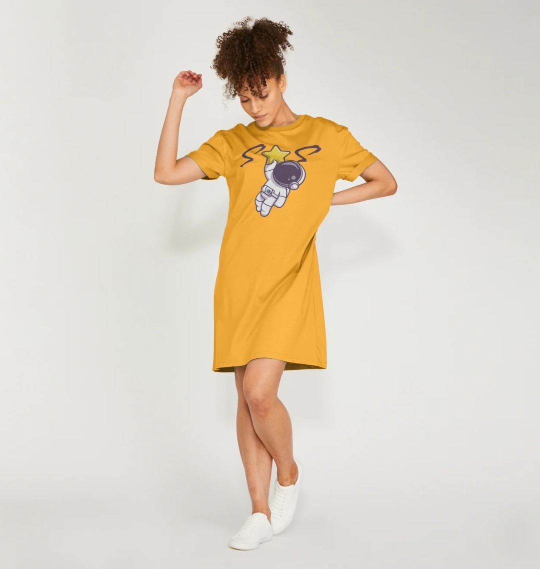 Space Man 23 Women T-shirt Dress