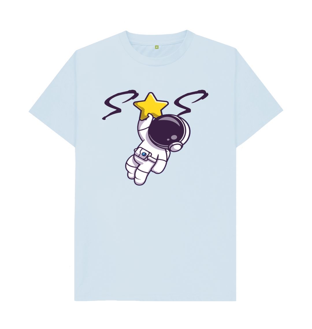 Sky Blue Mans T-shirt