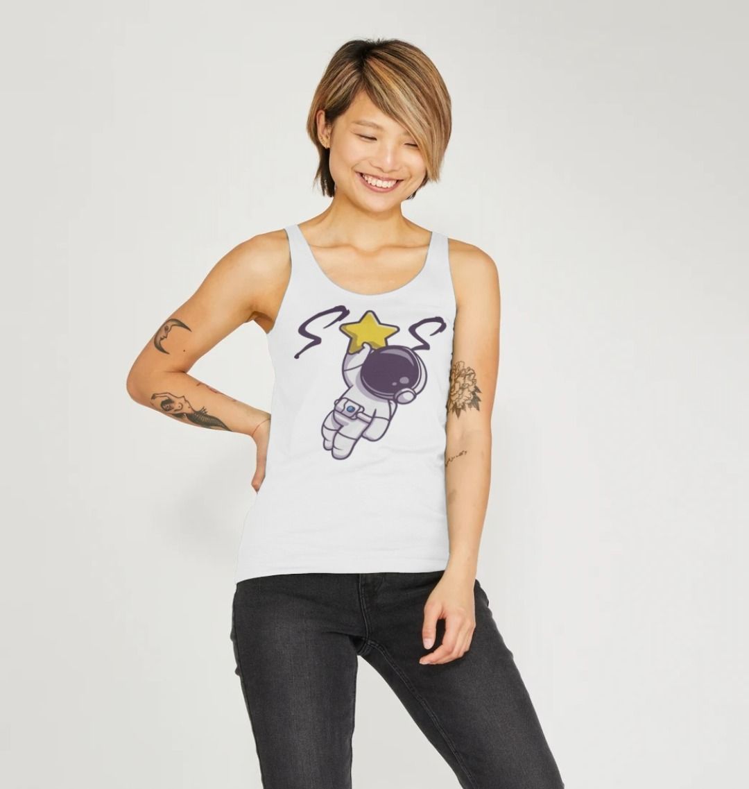 Space Man 23 Women Vest Top