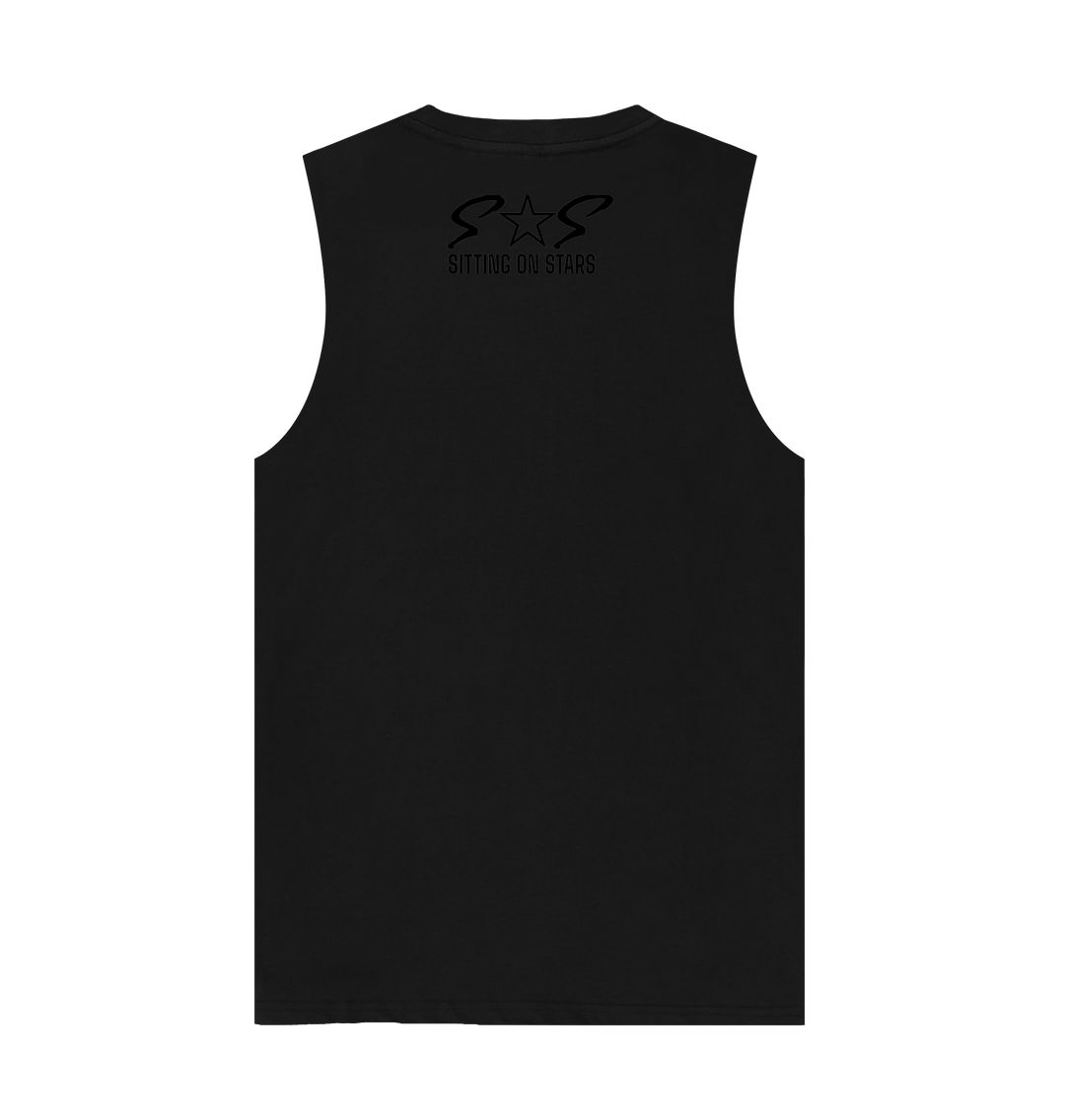 Black Mans Organic Cotten Vest