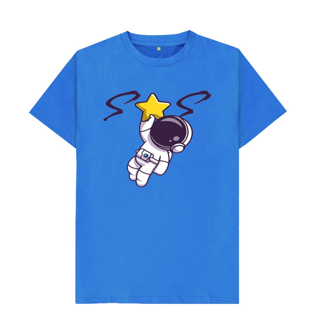 Bright Blue Mans T-shirt