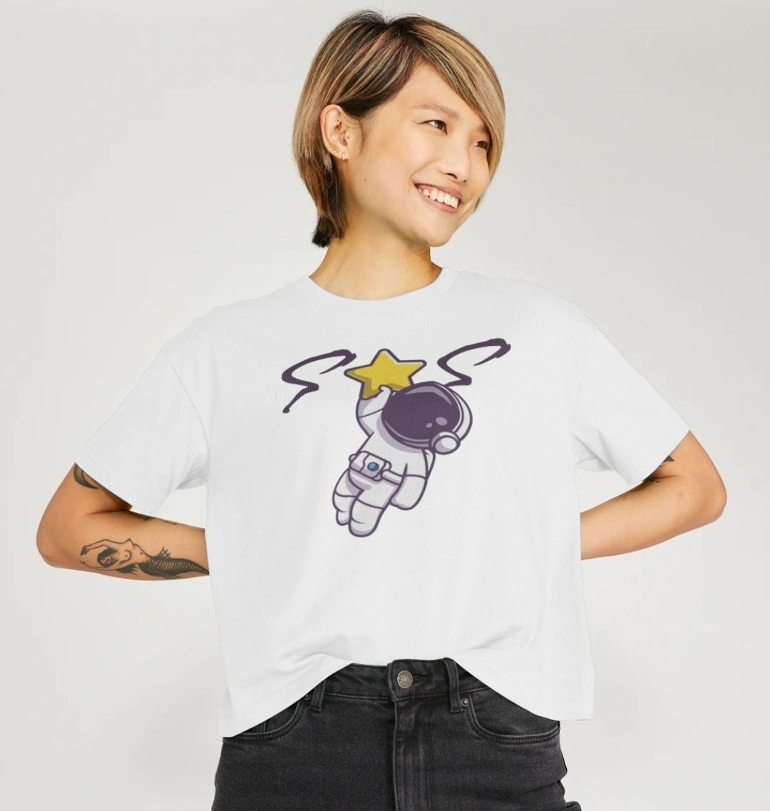 Space Man 23 Women's Boxy Tee