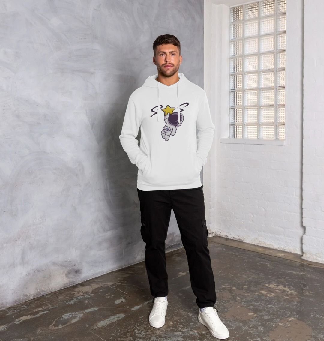 Space Man 23 Man's Pull Over Hoody