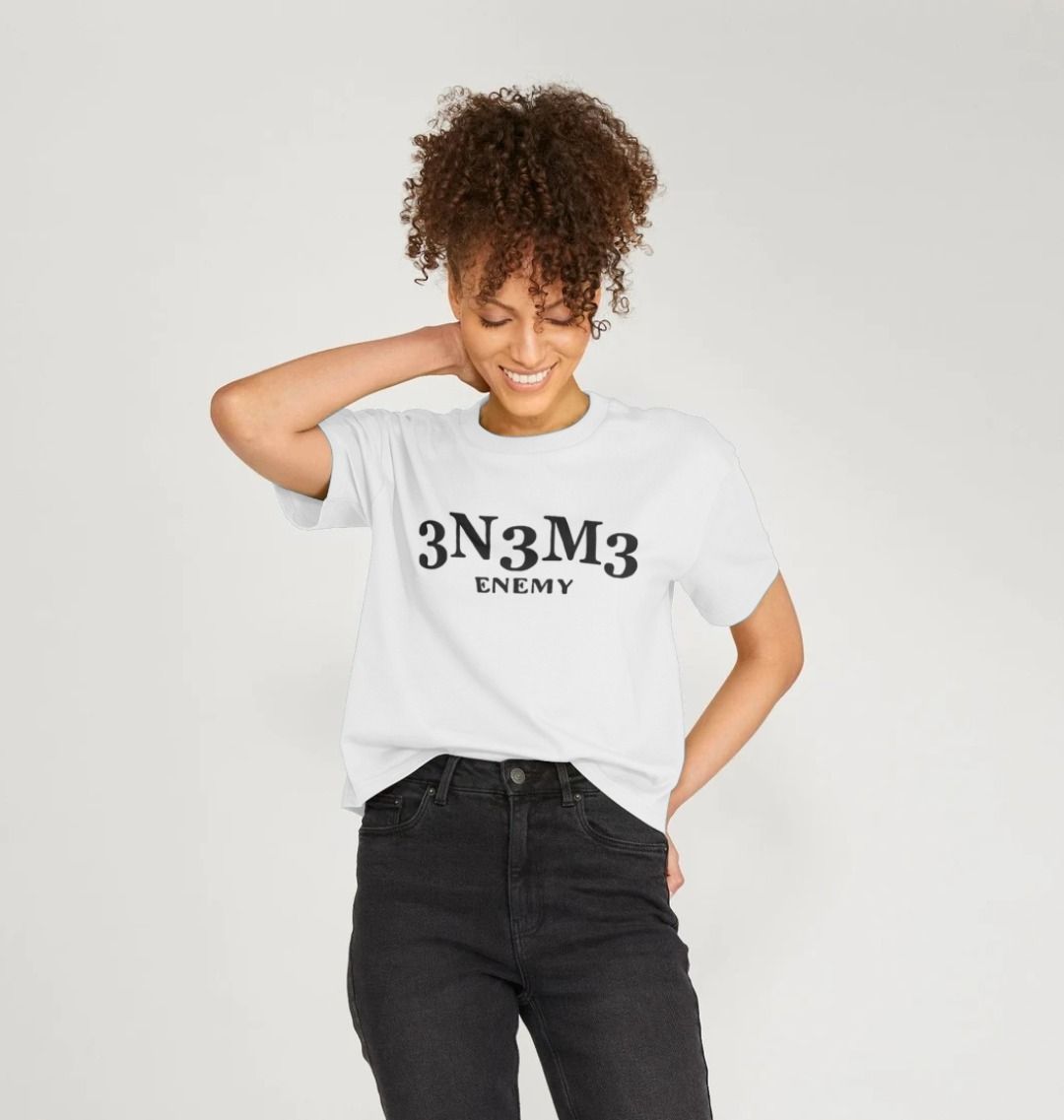 3.N.3.M.3 Enemy Women's Boxy Tee 1.0