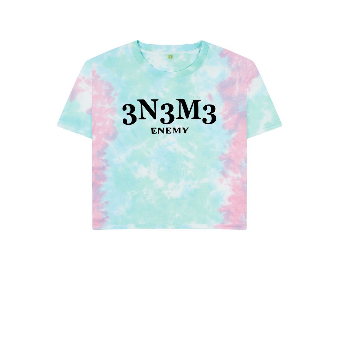 Pastel Tie Dye Women's Boxy Tee 1.0