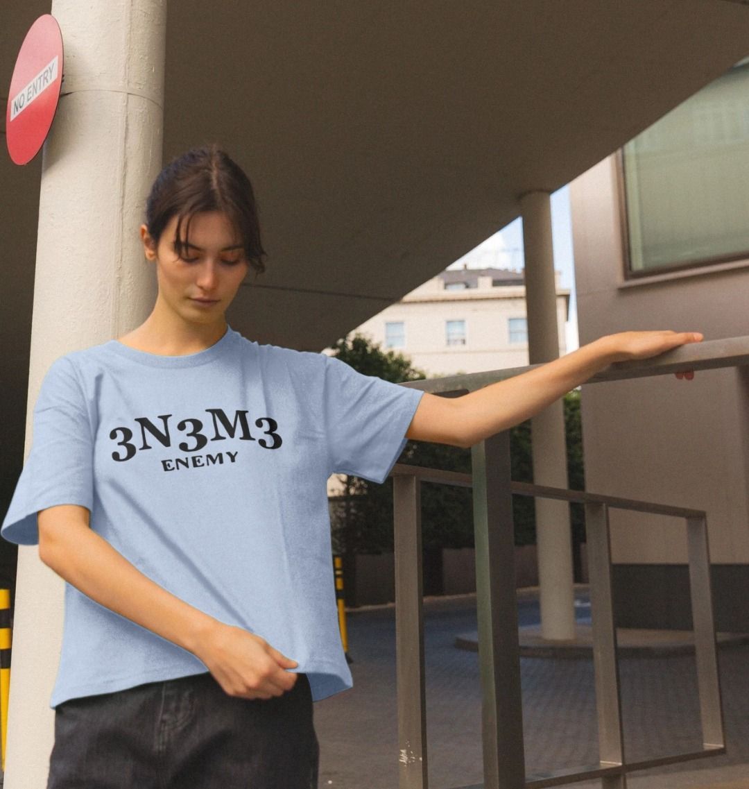 3.N.3.M.3 Enemy Women's Boxy Tee 1.0