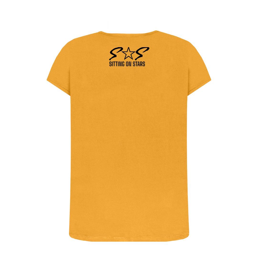 Mustard Women Crew Neck Tee