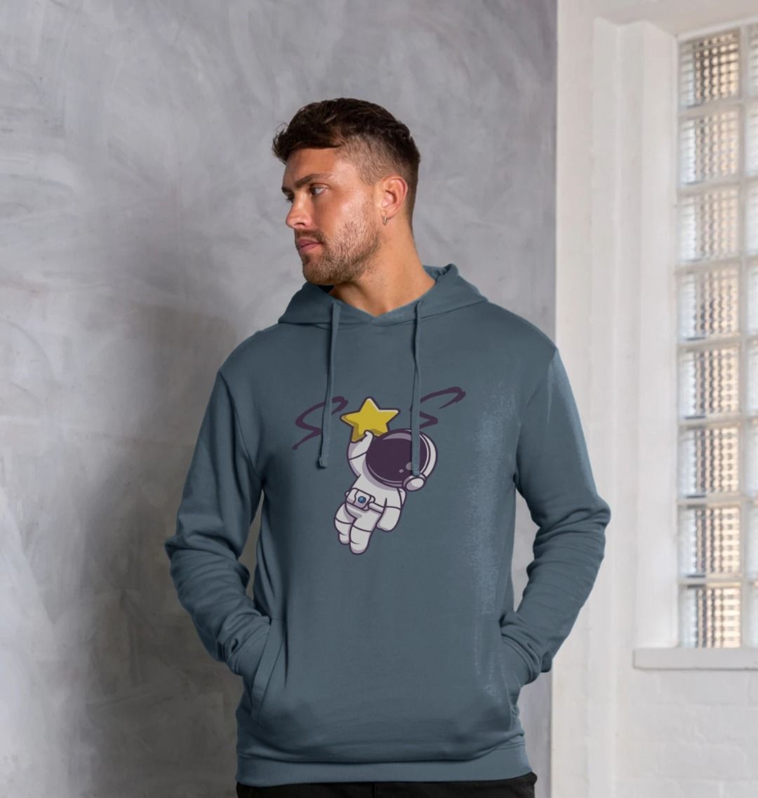 Space Man 23 Man's Pull Over Hoody